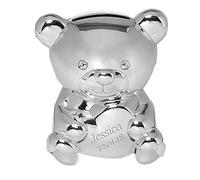 Personalised Teddy Bear and Heart Money Box Birthday Gift With Engraved Heart. - Enter Your Own Custom Text
