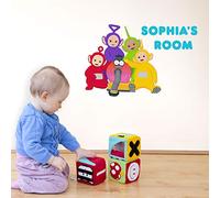 Personalised Teletubbies wall sticker | Official Teletubbies wall stickers | Perfect creating a Teletubbies themed room | UK