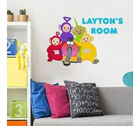 Personalised Teletubbies wall sticker | Official Teletubbies wall stickers | Perfect creating a Teletubbies themed room | UK