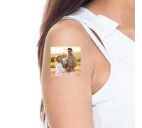 Personalised Temporary Tattoos, Custom Temporary Tattoo with Photo Face Name Logo For Birthday Bachelorette Party Wedding Bride Groom Decor, Fun Face Temporary Tattoos, Birthday