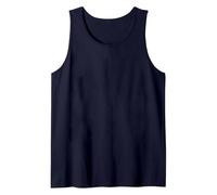 Personalised Text and Image Vest Mens Unisex Fit Custom Any Colour and Font Tank Top Personalised Logo Tank Top - Vest with Custom Photo and Text - Printed Sleeveless Tee - Personalised Gift Navy