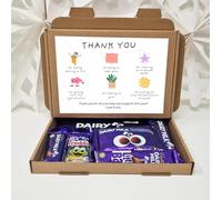 Personalised Thank you Teacher Hug in a box, Letterbox gift Afternoon tea, hamper gift, thank you gift - Chocolate Cad