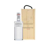 Personalised The Botanist Islay Dry Gin Gift Set - 70cl | 46% ABV | Wooden Presentation Box | Luxury Custom Gin Gift for Him or Her
