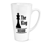 Personalised The King Chess 17oz Large Latte Mug Cup