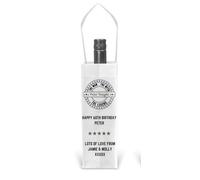 Personalised The Man The Myth The Legend Design Bottle Bag Gift for Wine Champagne Spirits 18th 21st 30th 40th 50th 60th 65th 70th 80th Birthday Son Dad Grandad