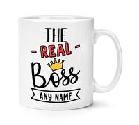 Personalised The Real Boss 10oz Mug Cup