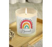 Personalised 'The World is Brighter With You In It' Scented Candle