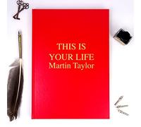 Personalised This is Your Life, Gold Lettering, Memory Album, Scrapbook, Photo, Keepsake, A4, Hardback