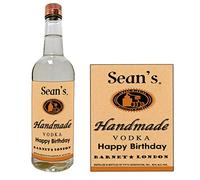 Personalised Tito's Handmade Vodka Bottle Label for Birthday Christmas Xmas