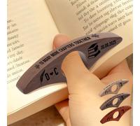 Personalised to Many More Chapters Together Book Page Holder Custom Name Wood Thumb Page Spreader Holder for One-Handed Reading Fun Reader Gift for Bookish Book Lover Birthday Xmas (Style 9)