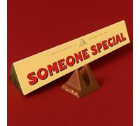 Personalised Toblerone Chocolate Bar 100g - “Someone Special” Edition - Swiss Milk Chocolate with Honey & Almond Nougat