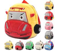 Personalised Toddler Backpack for Boys 3D Car Vehicle Design Kids Rucksack Custom Name Embroidery Nursery Kindergarten Preschool