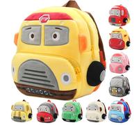 Personalised Toddler Backpack for Boys 3D Car Vehicle Design Kids Rucksack Custom Name Embroidery Nursery Kindergarten Preschool