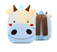 Personalised Toddler Backpack Waterproof Kids Animal Backpack for Boys Girls, Custom Name Nursery School Bag for Toddlers 1-5 Years Old (cow)