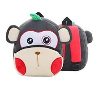 Personalised Toddler Backpack Waterproof Kids Animal Backpack for Boys Girls, Custom Name Nursery School Bag for Toddlers 1-5 Years Old (monkey)