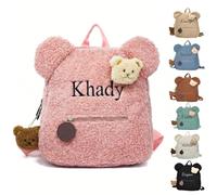 Personalised Toddler Backpack with Embroidered Name Bag 10L-Pink