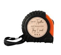 Personalised Together They Build A Life They Loved Couple Tape Measure Custom Name Portrait Measuring Tape Measure Tool Gift For Husband Wife Valentines Day Birthday Xmas (style 29)