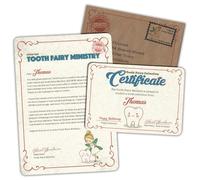 Personalised Tooth Fairy Letter, Certificate and Envelope. Tooth Loss Receipt Gift Bundle
