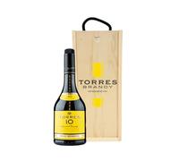 Personalised Torres 10 Year Old Gran Reserva Brandy Gift Set - 70cl | 38% ABV | Custom Spanish Brandy Gift for Him or Her