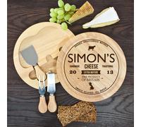 Personalised Traditional Brand Cheese Board Set