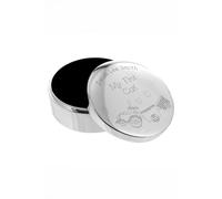Personalised Train My First Curl Trinket Box Personalised Memento Company Silver One Size