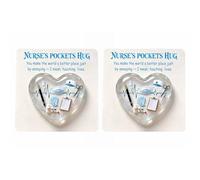 Personalised Transparency Heart Heartwarming Customizable Hug Card Acrylic Materials for Nurses Appreciation Nurse Love Card