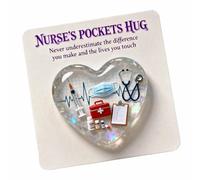 Personalised Transparency Heart Heartwarming Customizable Hug Card Acrylic Materials for Nurses Appreciation Nurse Love Card