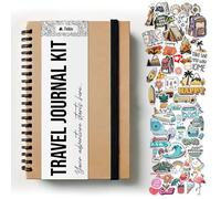 Personalised Travel Journal Scrapbook - Travel Diary Gift for Men Traveller and Gifts for Women Traveller