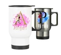 Personalised Travel Mug - Customise Photo with Name, 14oz Stainless Steel Insulated Travel Tea/Coffee Mug, Customised Gift for Valentine’s Day, Birthday, Christmas Day for Mom, Dad, Kid