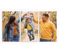 Personalised Triptych 3 Panel Prints Custom Gallery Framed Family & Pet Birthday Gifts For Men & Home Décor For Living Room.