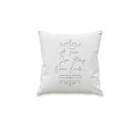 Personalised True Love Story White Cushion Personalised Memento Company White 40cm x 40cm