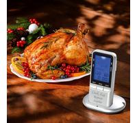 Personalised Turkey Meat/BBQ Wireless Thermometer - Roasting Thermometer - Digital Meat Thermometer - Digital Cooking Thermometer for Oven, Grill, Kitchen & BBQ - Laser Engraved with any custom text