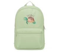Personalised Turtle Backpack for Boys Under The Sea Mini Kids Bag Return to School Nursery, One Size, Pistachio