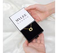 Personalised Two Ring Gold Necklace