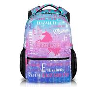 Personalised Unicorn Backpack for Girls Aged 6-8, Custom Name School Bag with Multiple Pockets, 17 Inch Casual Design for Kindergarten and Everyday Use, Durable and Spacious Children’s Rucksack