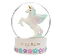 Personalised Unicorn Name Snow Globe