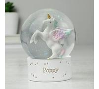 Personalised Unicorn Name Snow Globe