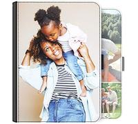 Personalised Universal Case For Samsung Galaxy Tab, S10, S9, S9FE, S8, S7, A9, A9+, A8, A7, Tablet Cover, Customise with photo, Leather Side Flip Folio Case with 360 Swivel Feature - One Image