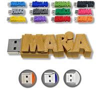 Personalised USB Sticks with Name, Date, Message - USB 3.0-8GB, 16GB or 32GB - Birthday Gift, Wedding Photo Storage Gift, Business Promotional Gift