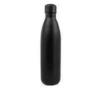 Personalised Vacuum Bottle, Large Water Bottle, Engraved 750ml Thermal Bottle, Outdoor Bottles, Hot & Cold Stainless Steel Bottles (Matte Black)
