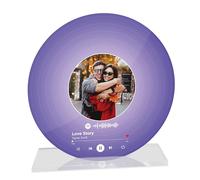 Personalised Valentine's Vinyl Record Custom Spotify Plaque Photo Frame Gifts For Women Girlfriend Boyfriend Couples Anniversary Presents (Early Bird)