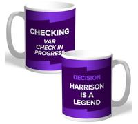 Personalised VAR Check Football Decision Legend Video Assistant Referee 11oz Ceramic Mug for Football Fans Christmas Birthday Gift