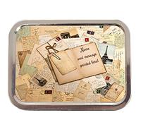 Personalised Vintage Postcards Sh273 2oz Tobacco Tin | Baccy Storage | Pill Box | Cigarette Rolling Stash Can