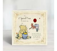 Personalised Vintage Winnie The Pooh Mother's Day Card - Making Memories Quote