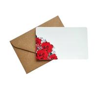 Personalised Wallet Card with Heart, Sentimental Pocket Gift Card, Pocket Hug, Personalised Card, Thinking of you Gift, Red Rose