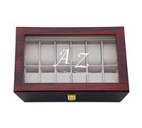 Personalised Watch Boxes Wooden Watch Box For Men Christmas Birthday Father's Day Anniversary Wedding Custom Gift for Man Him Grandad Dad Son Husband Boyfriend with Any Text (Lover)