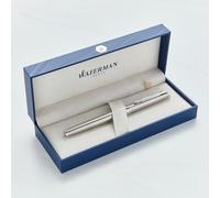 Personalised Waterman Hemisphere Pen - Engraved Luxury Pen Customised Gift for Men, Women, Graduation, Retirement, Business, Birthday (Fountain Pen, Stainless Steel Chrome Trim)