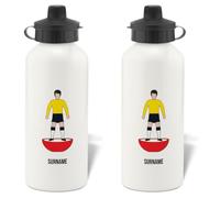 Personalised Watford Player Figure Aluminium Sports Water Bottle - White Bottle