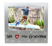 Personalised ' We Love Our Grandma ' - Photo Picture Frame Gift - 5 x 3.5 - Insert Your Own Photo in the Frame