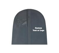 Personalised Wedding Dress Bag Custom Print Dress bags, Custom Text dress bag, Custom Comapny Logo Dress bag (Grey)